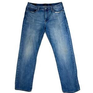 Lucky Brand 329 Classic Straight Jeans Men 34x34 Light Wash Denim